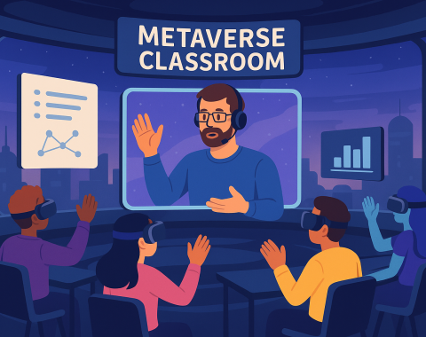 Metaverse classroom's at Texas-Academy